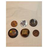 Oriental Button Lot A