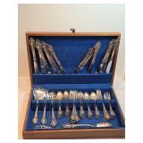 Lundt Eloquence Sterling Silver Flatware Set With Box