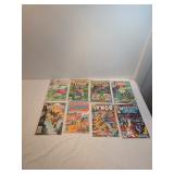 Random Comic Books Lot Of 9