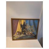 Still Life Pastel Signed Helen Mclintock