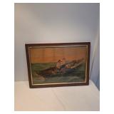 Oil Embellished Print By John Gash 1895