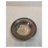 Sterling Silver Candy Dish With B Monogram 