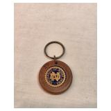 Vintage Notre Dame Keychain