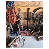 Towing Supplies, Rope, Air Hose. Rigging gear