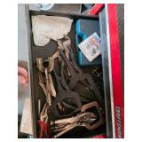 Tool Chest with Tools, Vise Grips