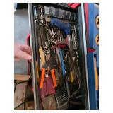 Tool Chest with Tools, Hack Saw