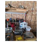 Open End Wrenches, Screwdrivers, workbench tools