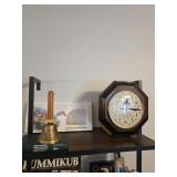 Brass bell, Octagon clock