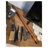 Knight stick, Sharping stones, Mens razor