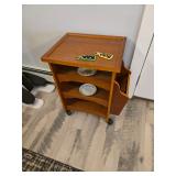 Wooden Magazine rack with wheels, Handmade keychains