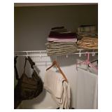 Linens and towels, Pocketbooks and tote bag