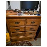 Belt buckles, knives, Phillips tv, Key chains, knives, Fairfax dresser desk valet jewelry box, dress