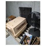 Dog kennel, Floor fan,