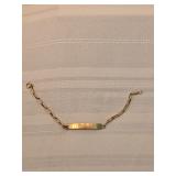 14k Gold ID Bracelet Judith 