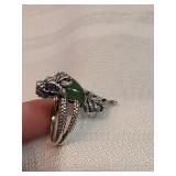 Sterling Silver Dragon Ring