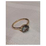 10k Gold Ring With CZ