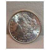 1887 Morgan Silver Dollar