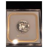 1959 Franklin Half Dollar Proof