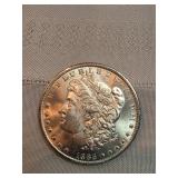 1885 O Morgan Silver Dollar