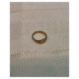 Teeny Tiny 10k  Gold Baby Ring