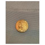 1915 Quarter Eagle 2.50 Gold Coin