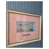 Vintage print of The Wharf of St. Croix