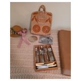 silverware, trinket,Twins size adjustable bed