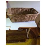 large wooden basket