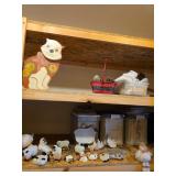 Cat, baskets, Sheep galore trinkets