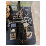 Vintage Drop Light, Vintage Electric Meter tool