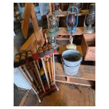 Croquet Set, Oil Lamp/Lanterns