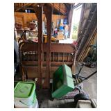 Towable Lawn Seed/Fertilizer Spreader, Headboard and Frame