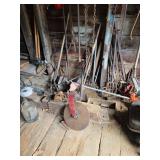 Garden Tools, Chains, Brush Cutter, Shovel, Pitch Fork