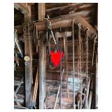 Garden Tools, Chains, Come Along, Rakes