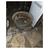 Galvanized tubs