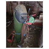 Welding Tank, Torch, hoses, Helmet