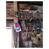 Tool belt and tools and chains