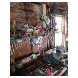 Workbench Tools and Supplies. Wrenches, Screwdrivers