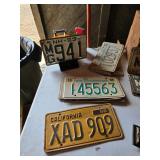 Old license plates 40’s-90’s
