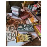 Old license plates 40’s-90’s