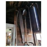 2 Man Wood Saw, Shovel