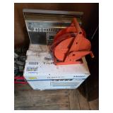 Extension Cord and Reel, Hair Air Conditioner, Boom Box Radio