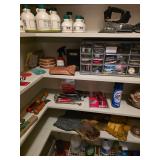 Assorted chemicals, syrup, iron