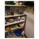Large fish, cleaning supplies