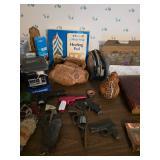 Heating bad, baseball glove, African calabash gourd