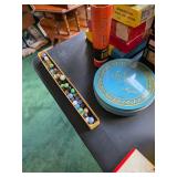 Marbles and assorted puzzles