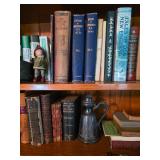 Books, Figurines, Beer stein