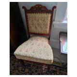 Eastlake Victorian parlor chair