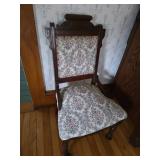 Victorian parlor side chair