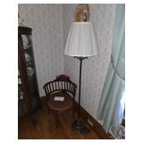 Floor lamp, Vintage captains chair